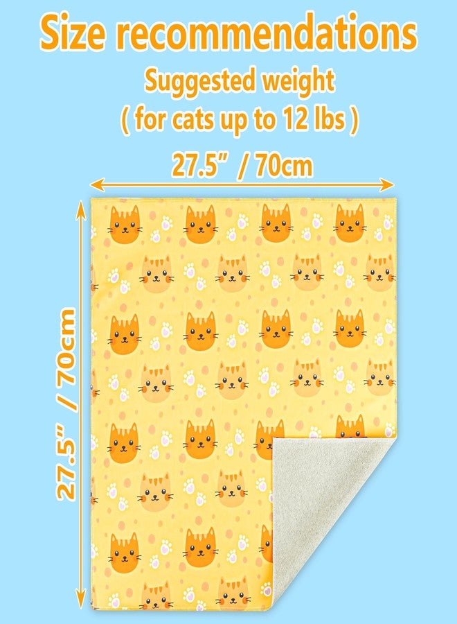 INKNOTE 27.5 Inch Cat Grooming wrap Velcro Fabric for Cats Cat wrap for Cutting Nails Pet Grooming Adhesive Restraint Cloth for Calming Anti-Runaway Scratch Bitten Multifunctional Supplies - Image 5